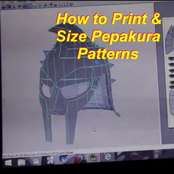 how to do pepakura